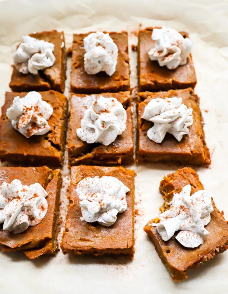 Gluten-Free Pumpkin Pie Bars